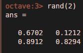 matrix formed using Randi Matlab Operator